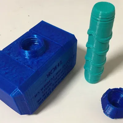 Búa Mjolnir Đầu Tiên Cho Bé (Lục Lạc) - phiên bản an toàn không cần keo