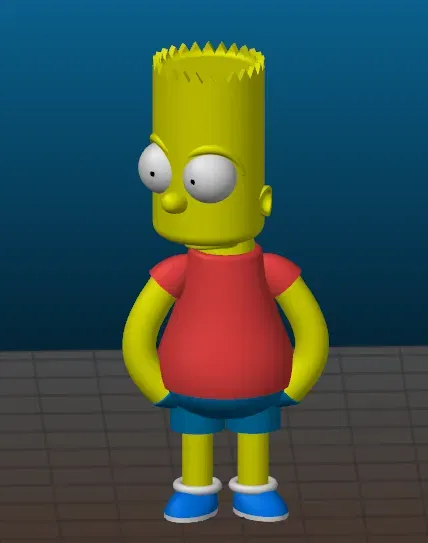 Bart Simpson - Bản phối lại đa vật liệu - Image 1