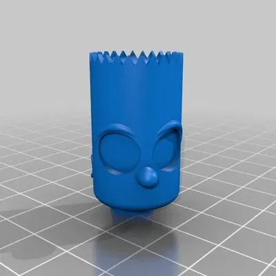 Bart Simpson - Bản phối lại đa vật liệu