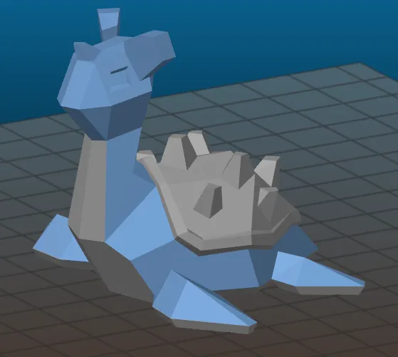 Lapras Low Poly - Đa Sắc - Image 2