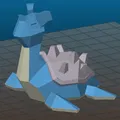 Lapras Low Poly - Đa Sắc - Thumbnail 3