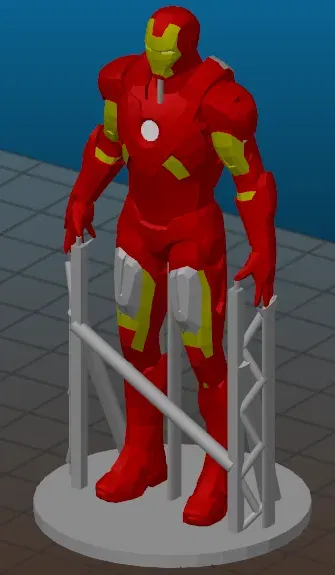 Tượng Iron Man (Có hỗ trợ "dễ tháo") - bản phối lại đa vật liệu - Image 2