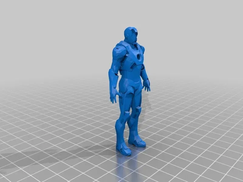 Tượng Iron Man (Có hỗ trợ "dễ tháo") - bản phối lại đa vật liệu - Image 4