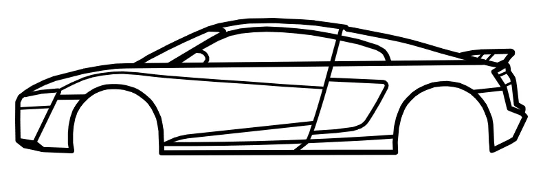 Mô Hình Audi R8 Coupé V10 (2010) - Image 1