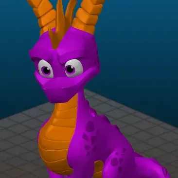 Tượng Spyro - Reignited Trilogy - đa sắc