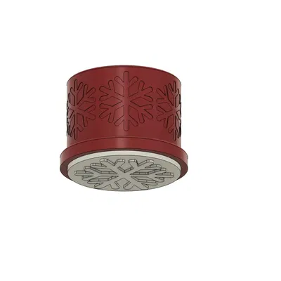 Snowflake TPU Rubber Stamp