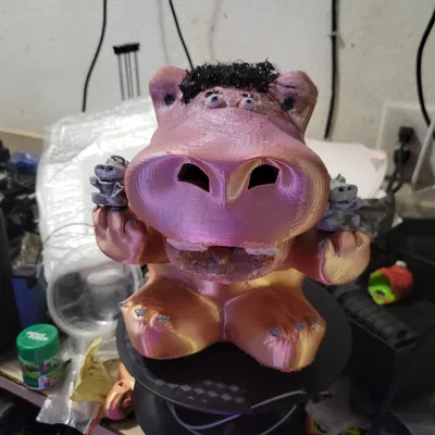 Móc Khóa Trang Trí Thiên Thần & Ác Quỷ Hình Hà Mã