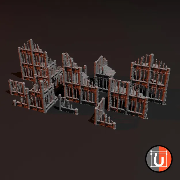 Mô hình Địa hình SciFi Gothic - Image 1