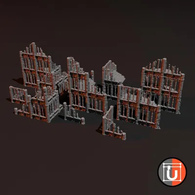 Mô hình Địa hình SciFi Gothic