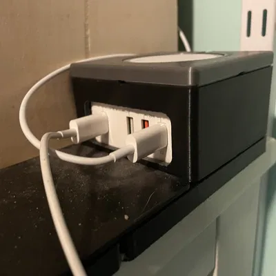 Giá đỡ sạc Gridfinity 2x2x6