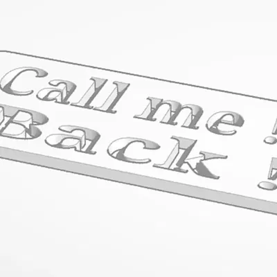 Móc Khóa "Gọi Cho Tôi"