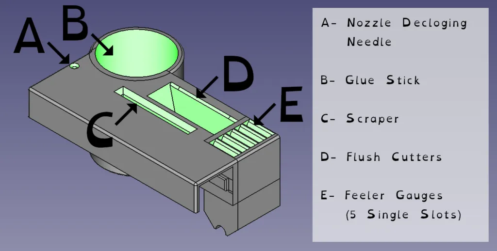 Ender3 Top-Rail Tool Caddy - Image 2