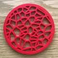 Đế lót ly Voronoi - Thumbnail 1