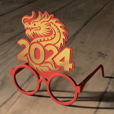 Year of the Dragon Glasses - 2024 New Year