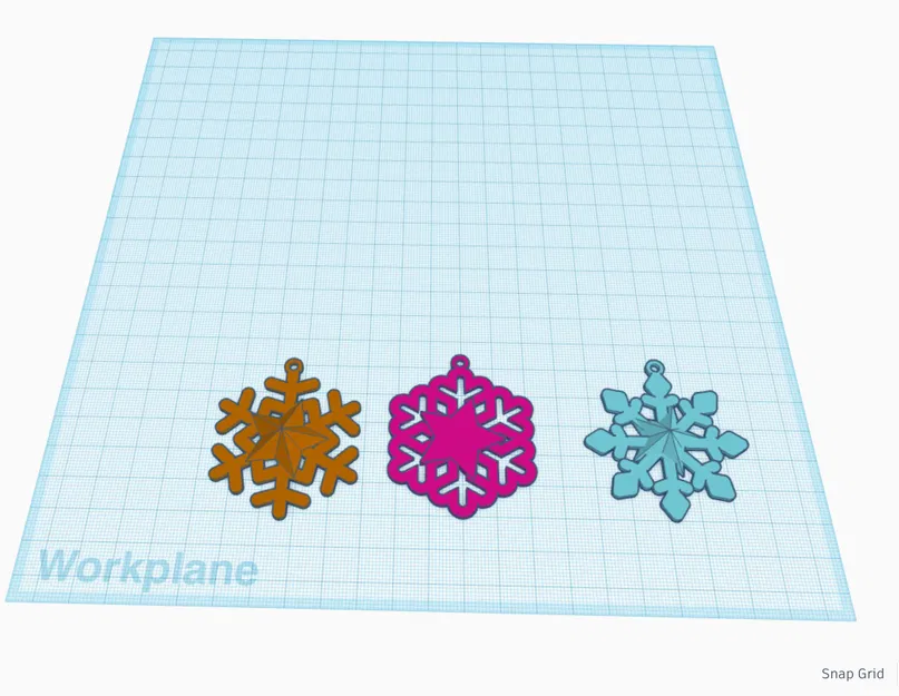 Snowflake necklace - Image 1