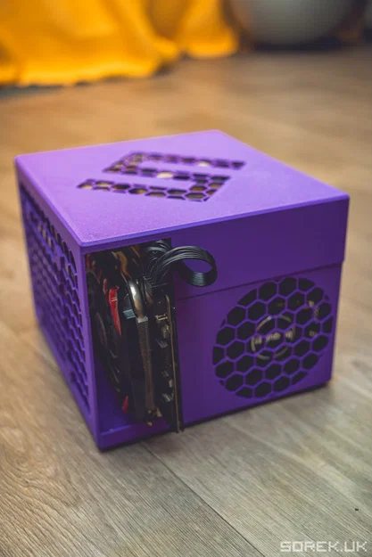 Case ITX siêu nhỏ (MiniATX) - Card đồ họa full-length + Noctua NH-D14 (D15), không cần ốc vít/insert, dùng nguồn SFX-L - Image 6