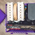 Case ITX siêu nhỏ (MiniATX) - Card đồ họa full-length + Noctua NH-D14 (D15), không cần ốc vít/insert, dùng nguồn SFX-L - Thumbnail 7
