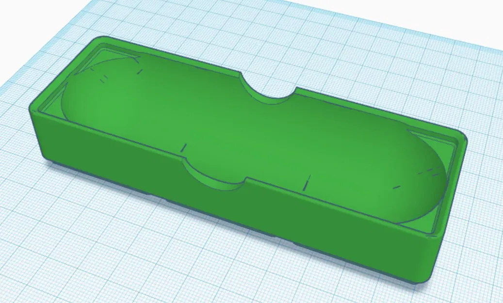 Hộp đựng remote Google Chromecast phẳng GF - Gridfinity - Image 1