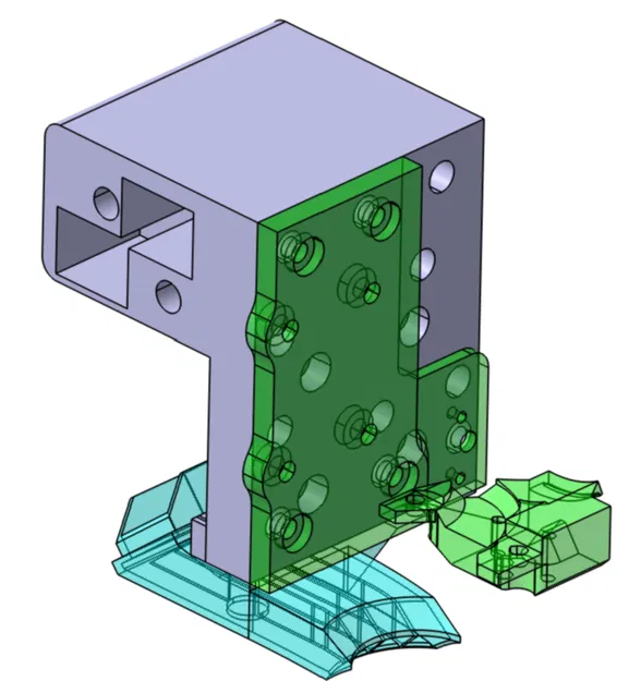 Railcore II ZL X LDO Smart Orbiter V3 X Khung gắn đầu dò Euclid - Image 2
