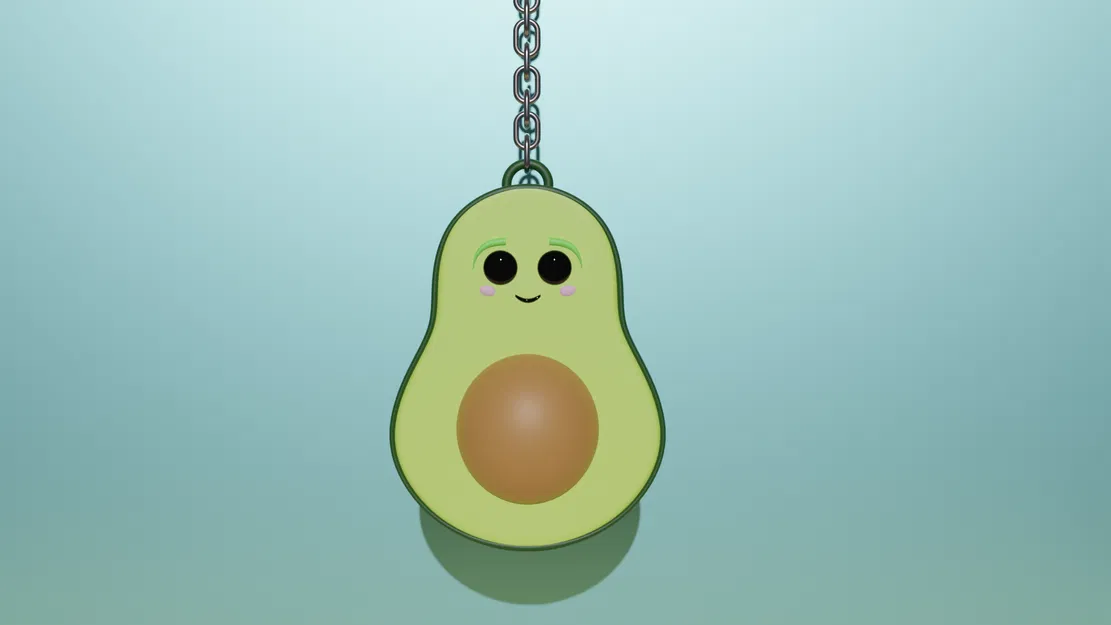 Móc Khóa Quả Bơ Dễ Thương - Image 1