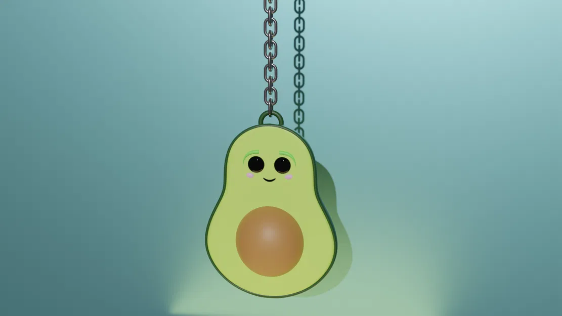 Móc Khóa Quả Bơ Dễ Thương - Image 2