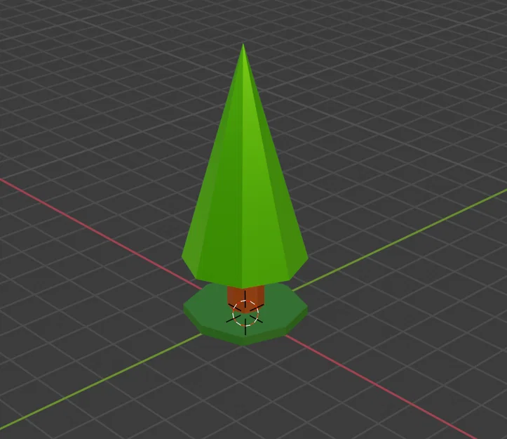 Cây Thông Noel Low-poly - Image 1