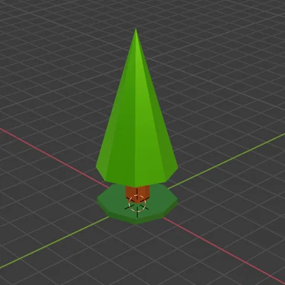 Cây Thông Noel Low-poly