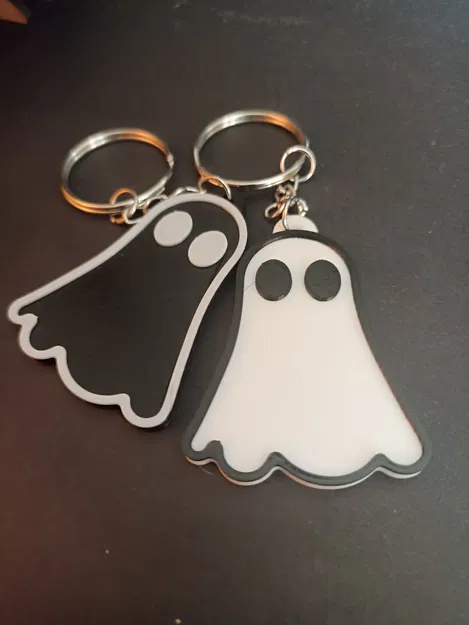 Móc Khóa Cặp Ma / Ghost Couple Keychain - Image 2