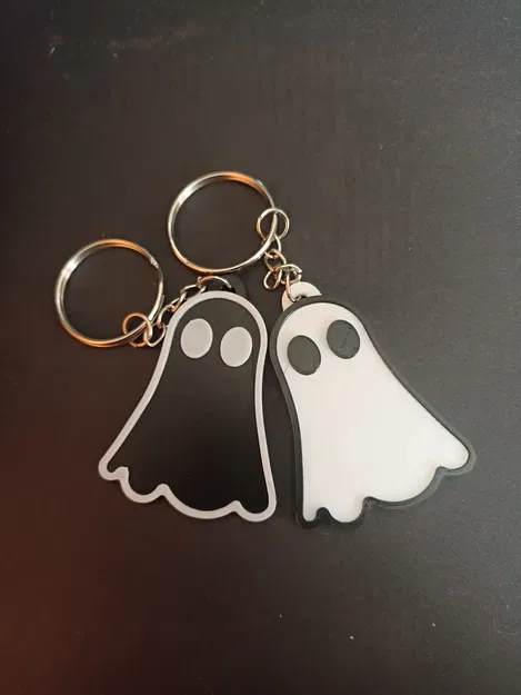 Móc Khóa Cặp Ma / Ghost Couple Keychain - Image 3