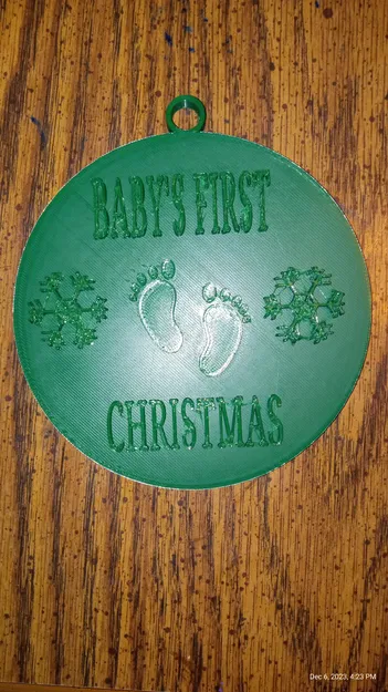 Đồ Trang Trí Giáng Sinh Em Bé Đón Giáng Sinh Đầu Tiên - Image 1