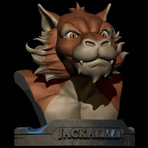 Jackalman Lunatacs Thundercats Villains - Tượng fanart CG Pyro STL - Image 1