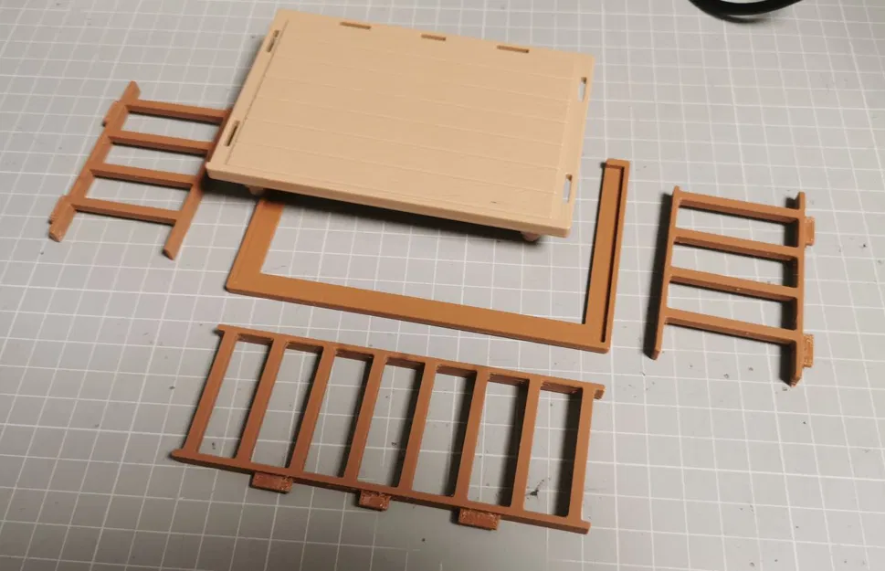 Lan Can Schleich Cho Sơ Mi Rơ Mooc, Nhà Cắm Trại - Image 3