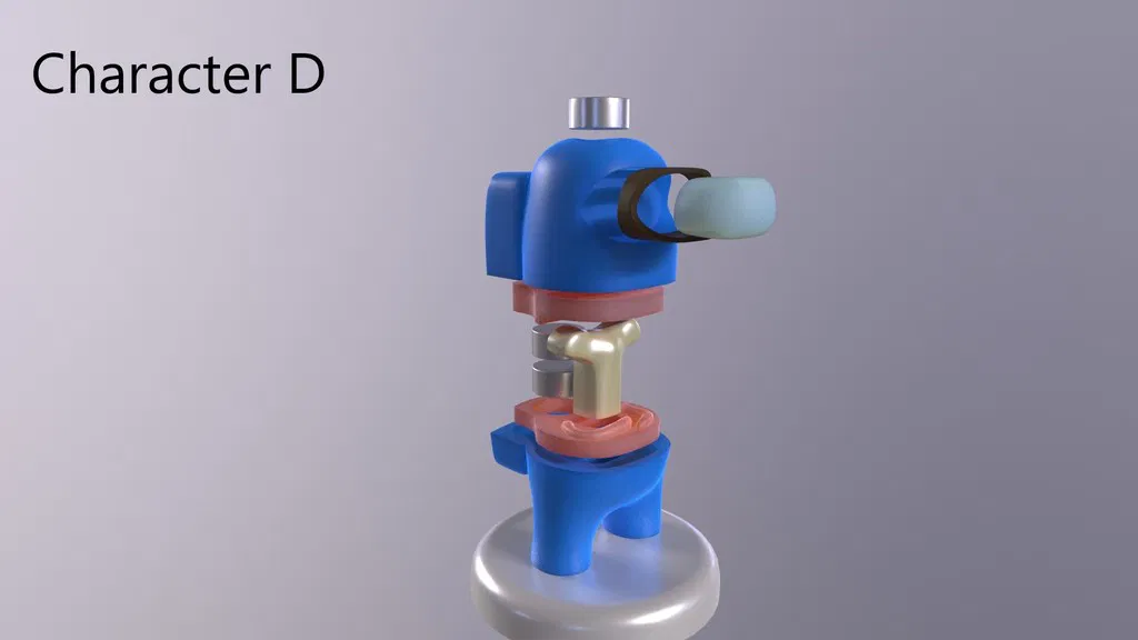 Among Us Mini - Nhân vật Tùy chỉnh với Mũ Mandalorian - Image 6