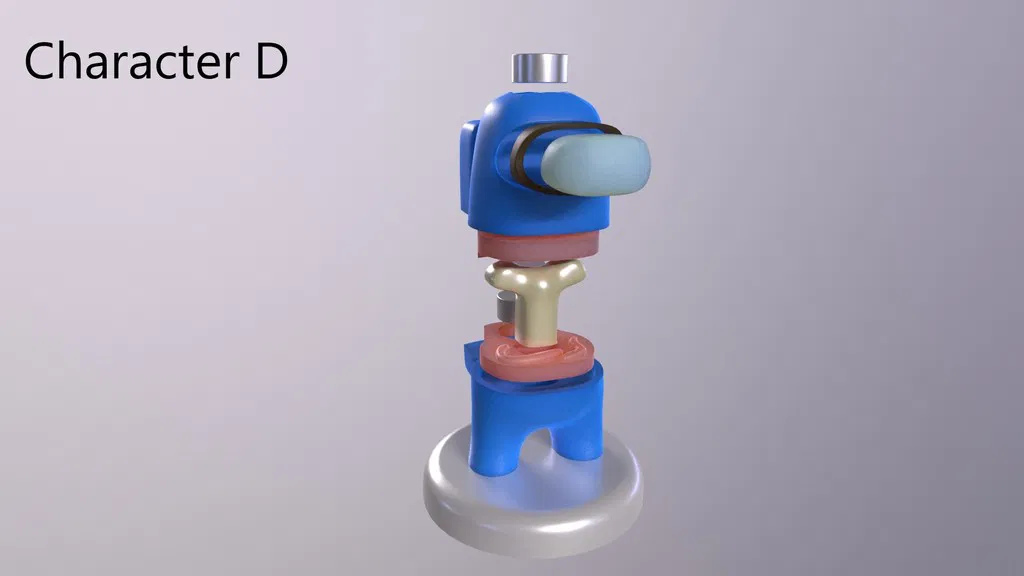 Among Us Mini - Nhân vật Tùy chỉnh với Mũ Mandalorian - Image 8