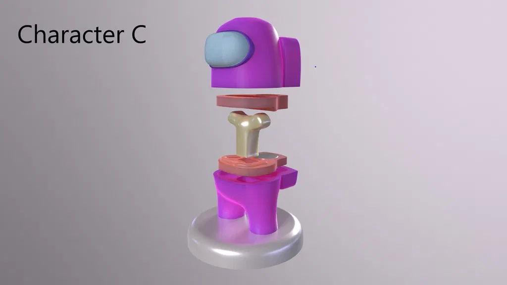 Among Us Mini - Nhân vật Tùy chỉnh với Mũ Mandalorian - Image 11