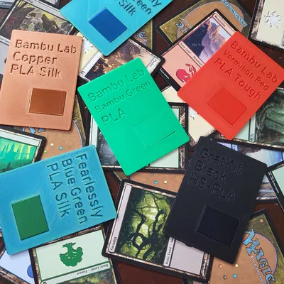 Mẫu Thử Sợi Nhựa Kích Thước Thẻ Bài Giao Dịch