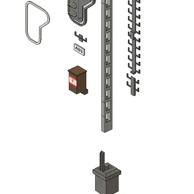 Tín hiệu đường sắt Bỉ EPOC III tỷ lệ H0 1:87