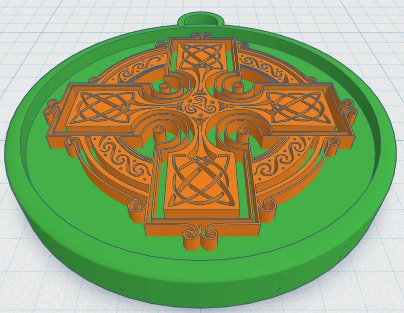 Mô hình Chữ Thập Celtic Tròn 25 - Image 1
