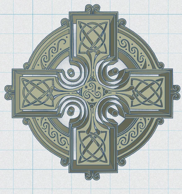 Mô hình Chữ Thập Celtic Tròn 25 - Image 3