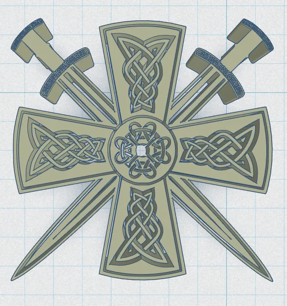 Thánh Giá Celtic Tròn 24 - Image 3