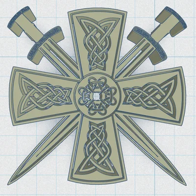 Thánh Giá Celtic Tròn 24