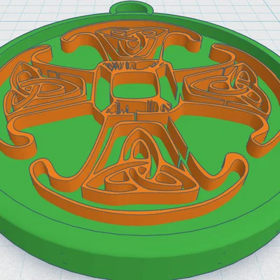 Chữ Thập Celtic Tròn 22