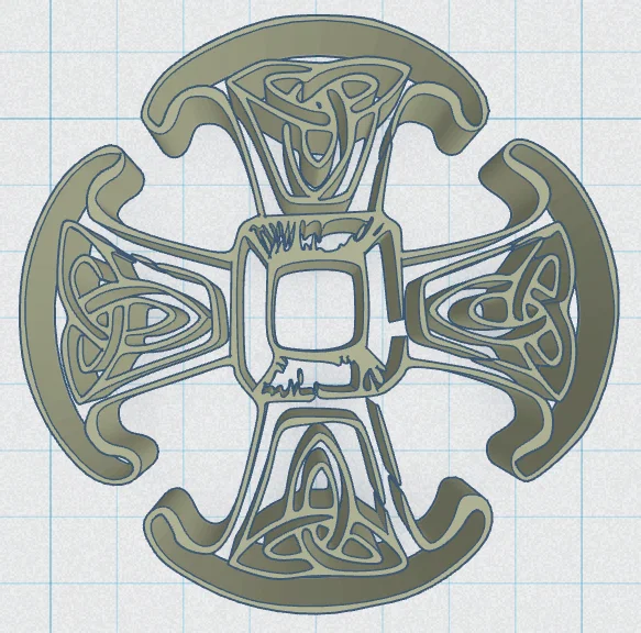 Chữ Thập Celtic Tròn 22 - Image 3