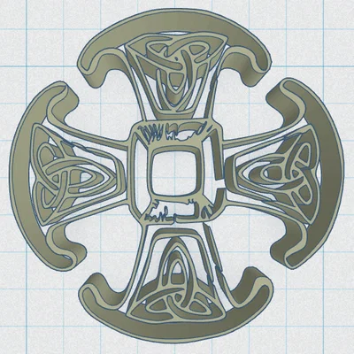 Chữ Thập Celtic Tròn 22