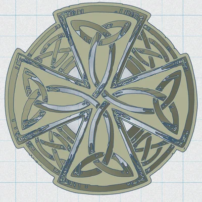 Thánh Giá Celtic Tròn 19