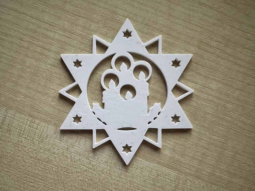 Mô Hình Trang Trí Bông Tuyết Mùa Giáng Sinh - Image 1