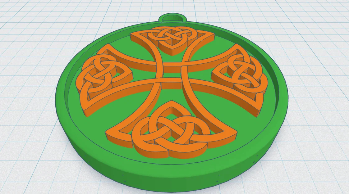 Thánh Giá Celtic Tròn 18 - Image 1