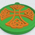 Thánh Giá Celtic Tròn 18 - Thumbnail 1