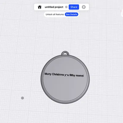 Trang trí Giáng sinh "You Filthy Animal"