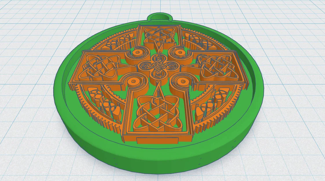 Chữ Thập Celtic Tròn 14 - Image 1